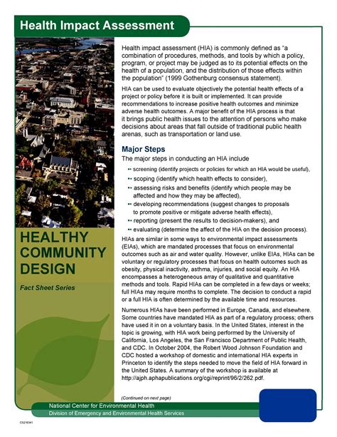 COM Fact Sheet .